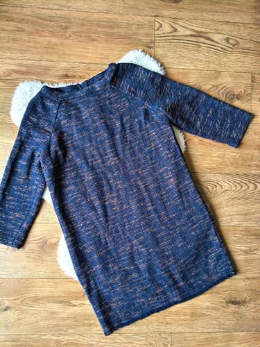 Joules blue tweed shift - blue, dress