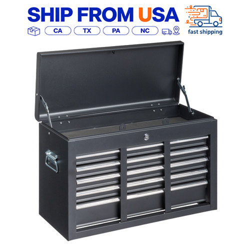 Black steel tool box 5 - 24",