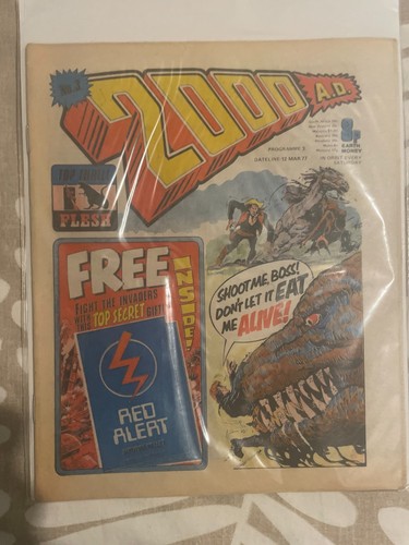 2000ad prog with - 3, gift