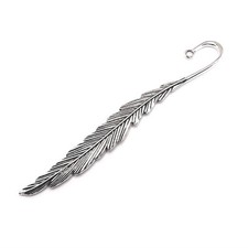 Antique Silver Feather
