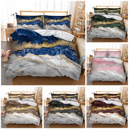 Marble gold blue green - marble, pink