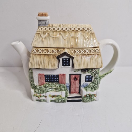 Annie rowe village teapot - rowe,