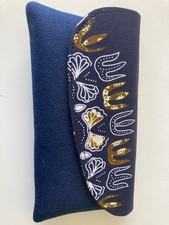 Handmade Fabric Clutch Bag /
