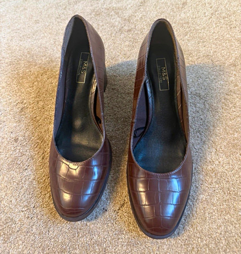 Marks spencer brown croc - spencer,