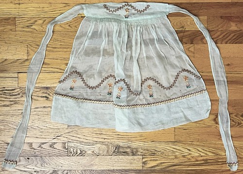 Vintage half hostess apron - vintage,