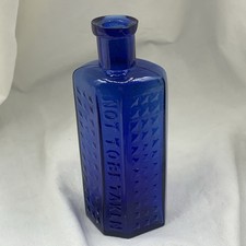 Antique cobalt blue glass - cobalt,