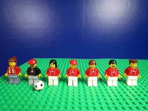 Lego football team player - lego,