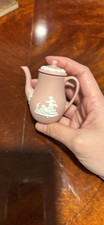 Wedgwood pink miniature coffee