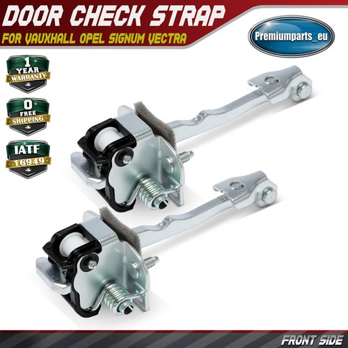 Door hinge stop check strap - door,