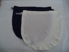 Beautiful, Modesty panels, Navy and Cream, No Lace