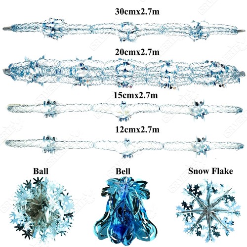 Blue ice christmas foil - blue,