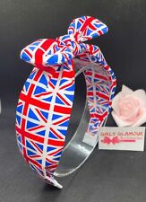 Union Jack Hairband Alice Headband Hair Tie Band Bow Tie British Flag Souvenirs