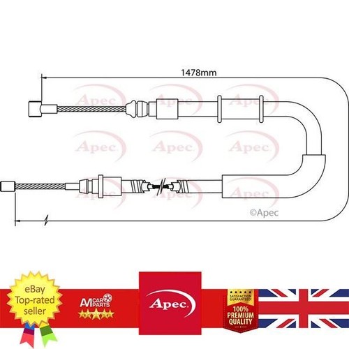 Hand brake cable for - cable,