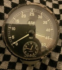 Derby Bentley 4.25, 1936 Rev Counter / Tachometer & Clock