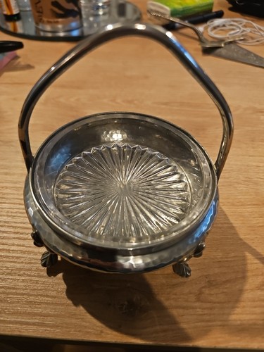 Hammered pewter sugar sweet - hammered,