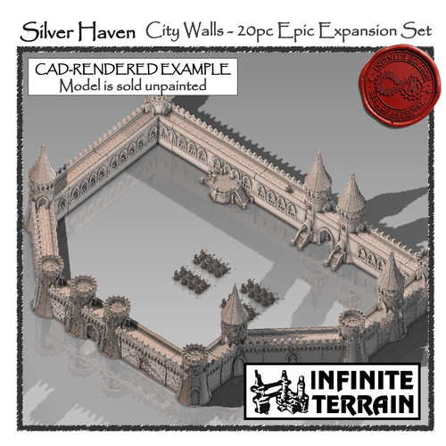 Inf 28mm city - [inf., walls