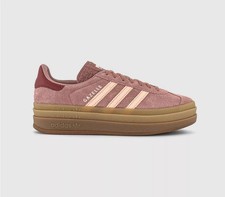 ADIDAS Womens Pink Gazelle Bold Trainers UK 6 BRAND NEW