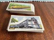 Gallaher Cigarette Cards Trains of the World Complete Set 48/48