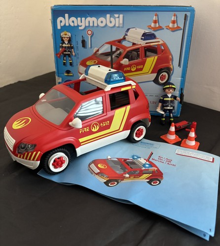 Playmobil fire car set - set, 5364