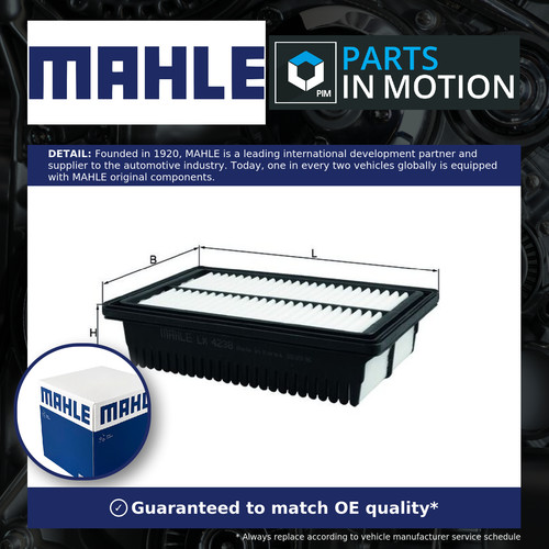 Air filter lx4238 mahle - air,