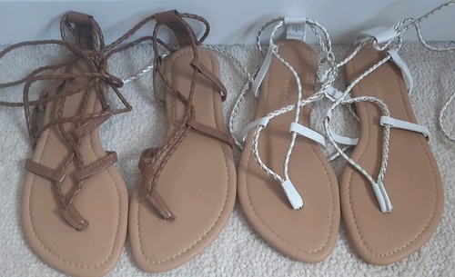 New pairs ankle tie sandals - pairs,