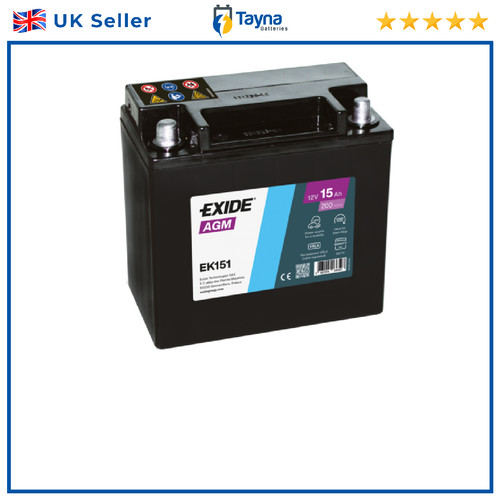 Exide ek151 agm - exide, battery