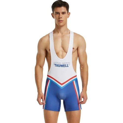 Men wrestling singlet - wrestling, one