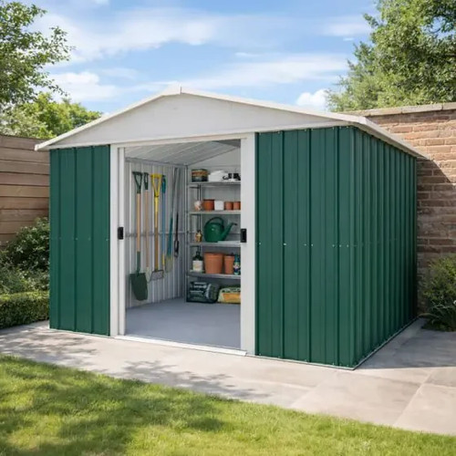 Yardmaster 10x10 metal garden - yardmaster,