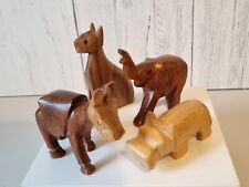 Carved Wooden Small Animals