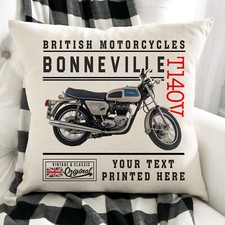 Personalised motorbike cushion - motorbike,