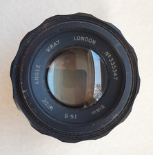 VINTAGE WRAY LONDON 8 1/4 In 6.8 WIDE ANGLE ENLARGER LENS 335347