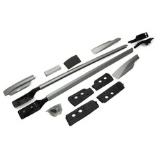 RD3227 SILVER FULL LENGTH CAR ROOF RAILS BARS PAIR FOR TOYOTA RAV4 XA30 06-12