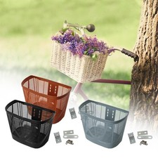 Bike Basket Bike Front Basket Storage Box Large Men Women Universal Organizer