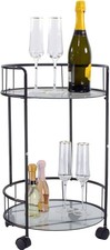 Stylish Black Drinks Trolley