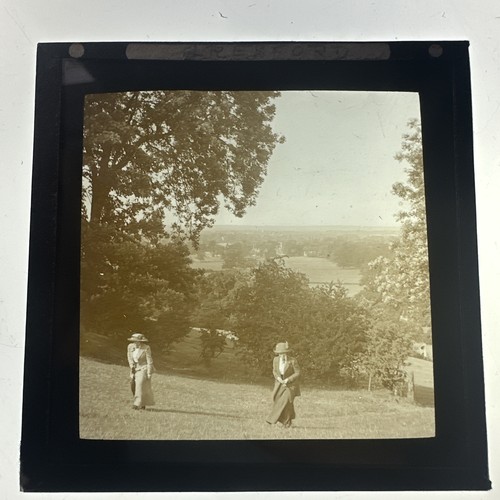 Antique magic lantern slide - antique,