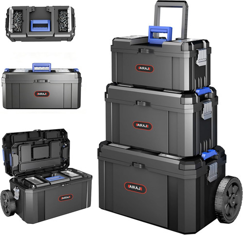 Rolling tool box with - rolling,