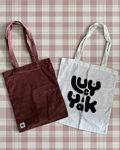 Lucy yak tote bag bundle - &,