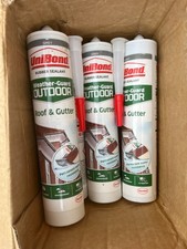 Unibond Roof and Guttering Rubber Sealant Grey (x4) - £40 RRP