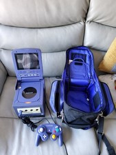 Game cube Console, Lcd Screen, Battery, Travel Case