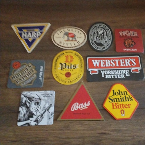 Vintage rare beer mats - vintage,
