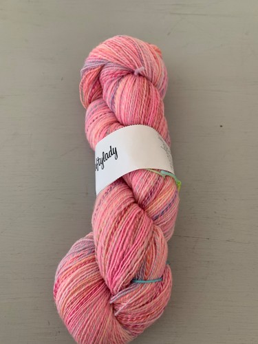 Hand dyed spun - hand, a