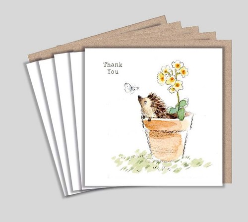 Thank you notelets hedgehog - thank, in