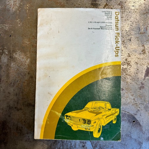 Datsun pickups l16 l18 l20b - datsun,