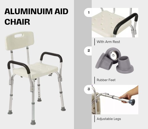 Adjustable shower bath chair - shower,
