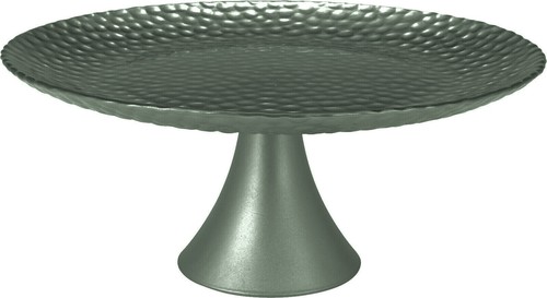 Green glass cake - green, on