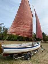 McNulty 16' traditional GRP family sailing boat.