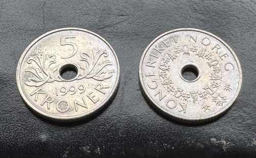 Double sided kroner coin - double,