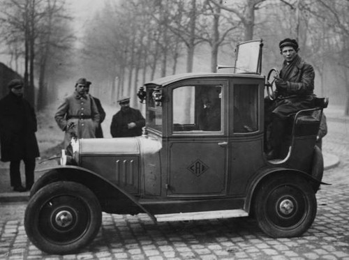 Taxi cab built the style - in, of