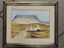 Circa 1970s Irish Watercolor Painting