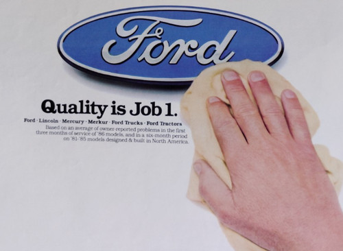 Vintage retro 1986 ford - ad,